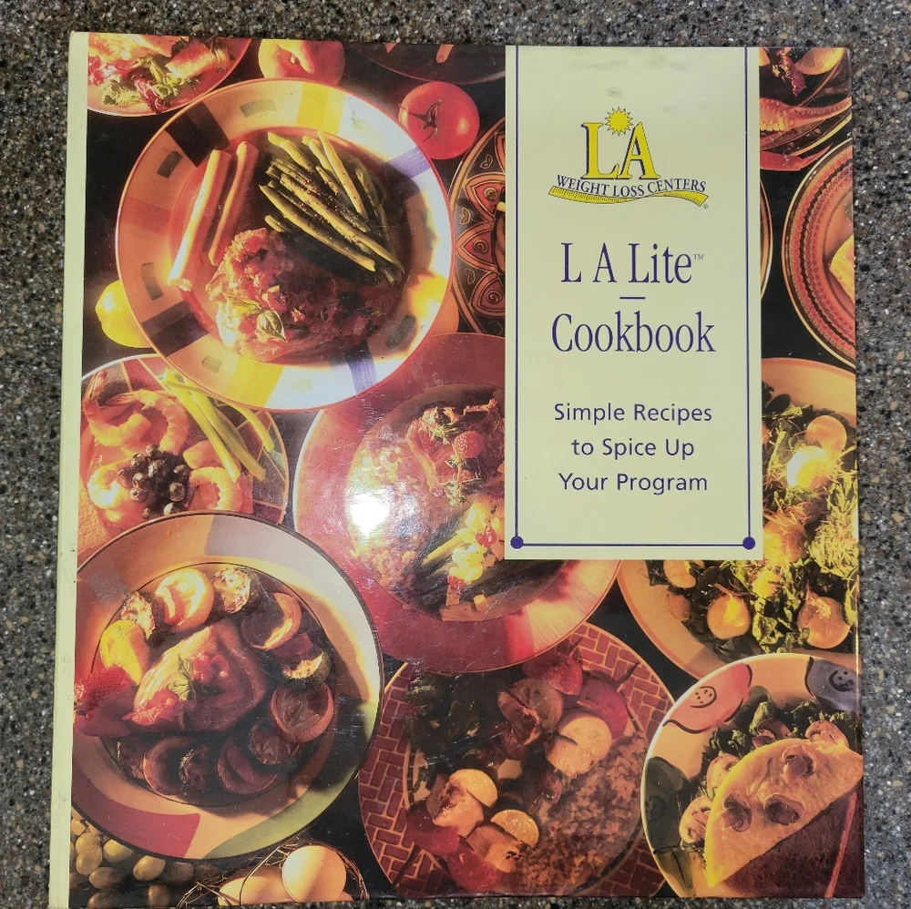 LA Lite Hard Cover Loose Leaf Cookbook Hundreds of Healthy Recipes